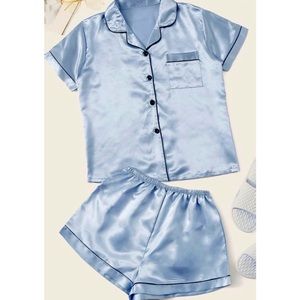 Satin pj set -never worn!